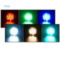 Led lamp for aquarium fish tank diving waterproof light low light RGB remote control light